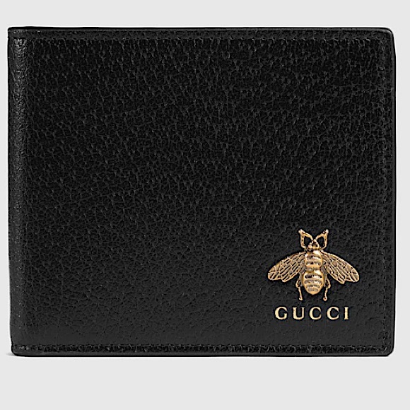 Gucci Other - Gucci Black Animalier leather wallet